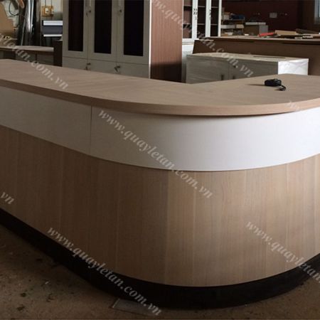 Quầy Lễ Tân Thấp Sơn QLTT S07